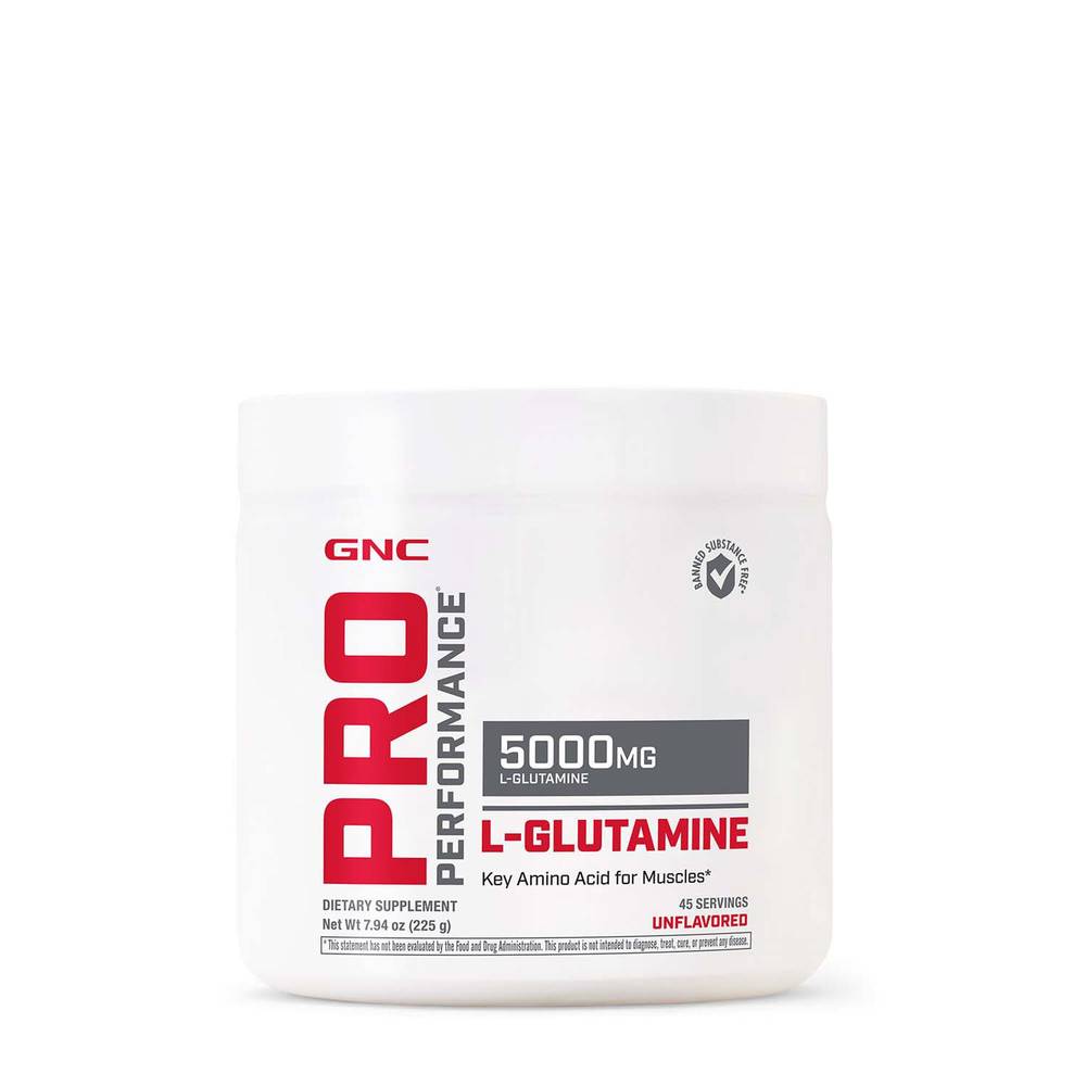 Gnc Pro Performance L-Glutamine Unflavored Dietary Supplement