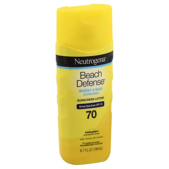 Neutrogena Beach Defense Spf 70 Sunscreen Water Protection Spray