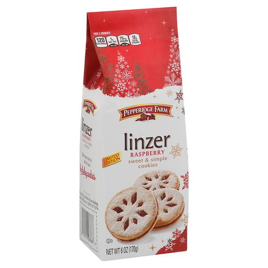 Pepperidge Farm Linzer Raspberry Cookies Limited Edition (6 oz)