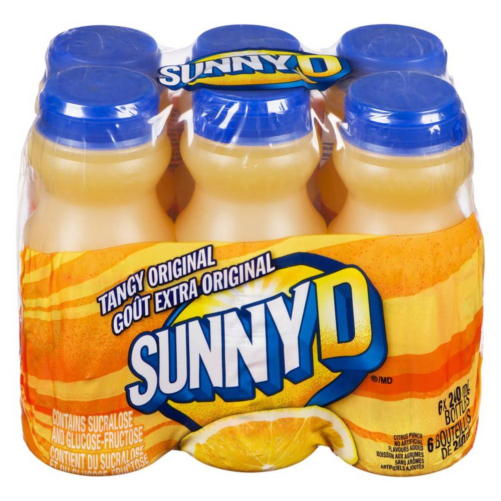 Sunny D Tangy Original (6 x 240 ml)