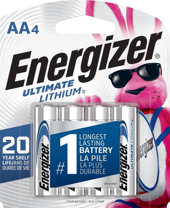 Energizer Ultimate Aa Lithium Batteries Blister (4 ct)