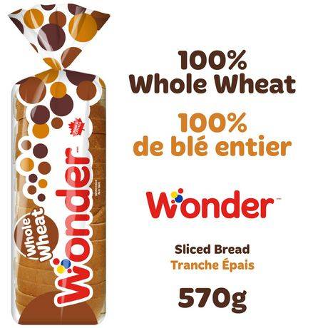 Wonder 100% Whole Wheat Bread (570 g)