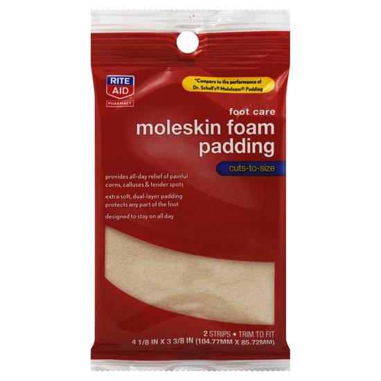 Rite Aid Foot Care Moleskin Foam Padding