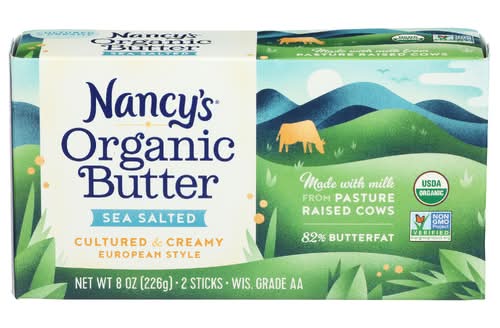 Nancy's Organic Sea Salted Butter 2 Sticks
