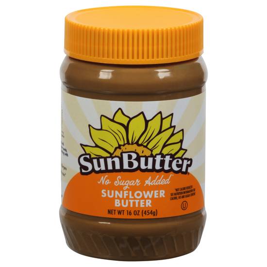 Sunbutter No Sugar Added Sunflower Butter