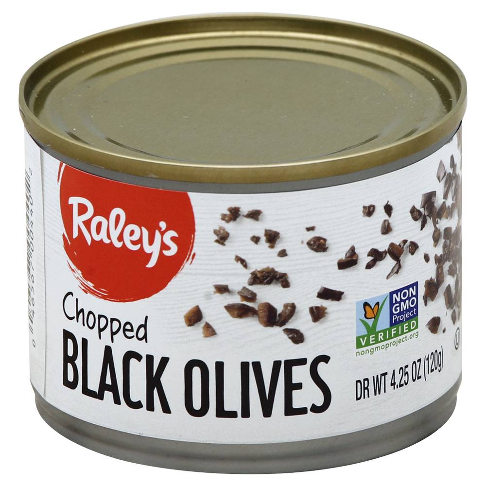 Raley'S Ripe Pitted Chopped Olives 4.25 Oz