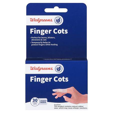 Walgreens Finger Cots Assorted Sizes Small