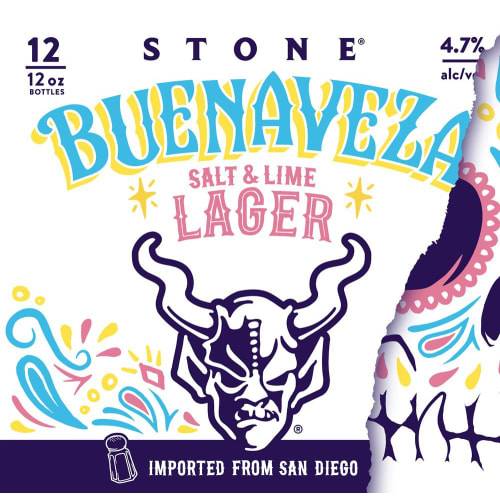 Stone Buenaveza Salt & Lime Domestic Lager Beer (12 ct, 12 fl oz)