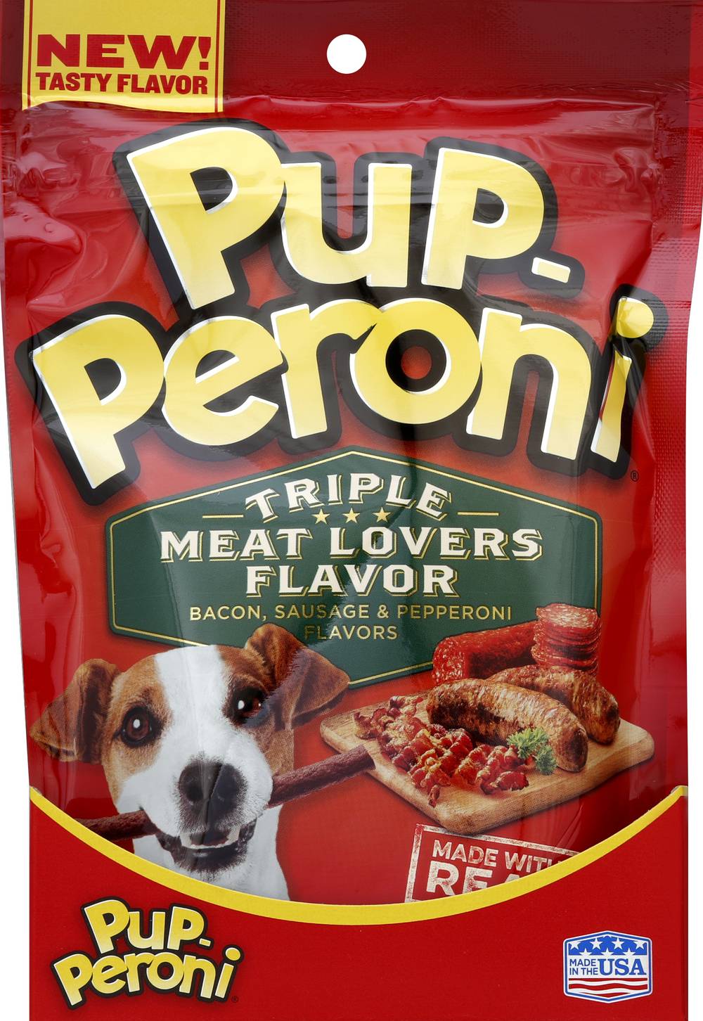 Pup-Peroni Triple Meat Lovers Dog Snacks (5.6 oz)