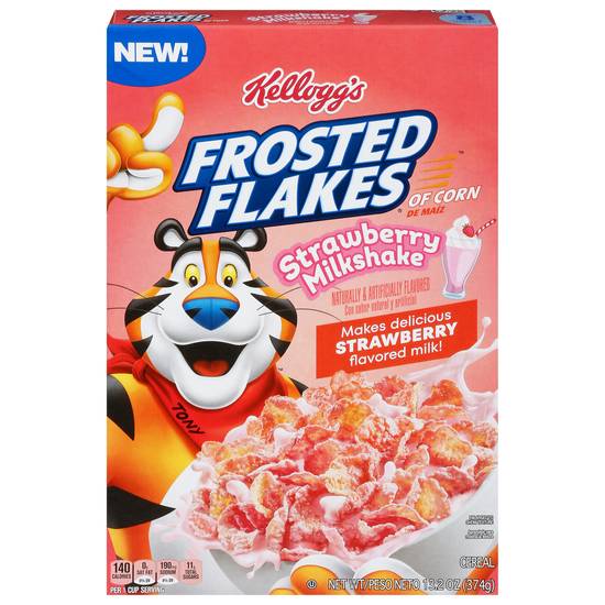 Frosted Flakes Strawberry Milkshake Cereal