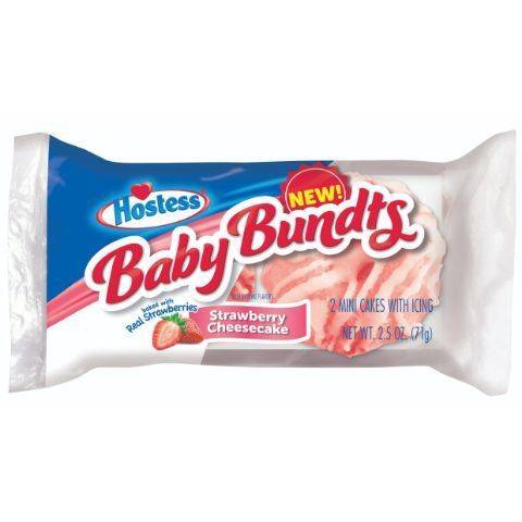 Hostess Baby Bundts Strawberry Cheesecake 2 Count 2.5oz