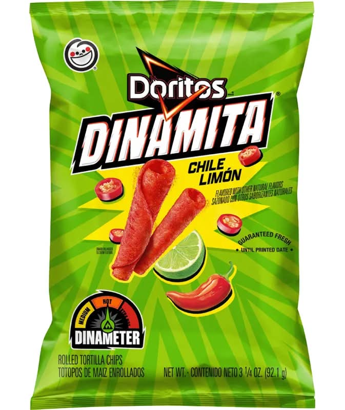 Doritos Rolled Tortilla Dinamita Chile Limon