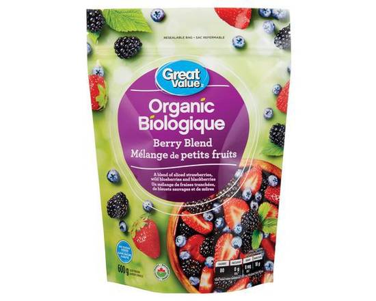 Great Value · Great Value Organic Berry Blend (600 g)