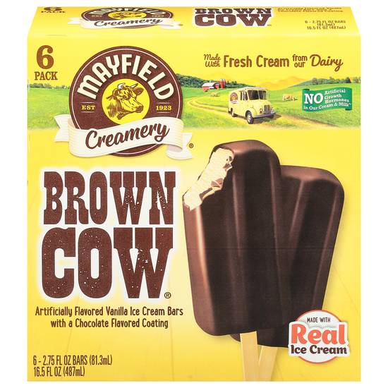 Mayfield Creamery Brown Cow Ice Cream (6 ct)