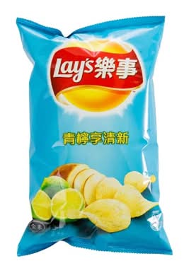 Lay’s樂事 洋芋片 - 青檸享清新口味 (60 g)