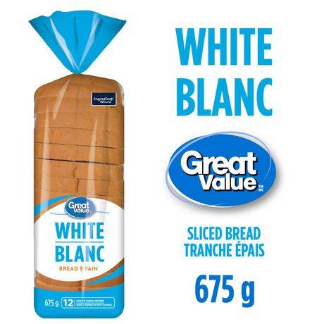Great Value White Blanc Sliced Bread