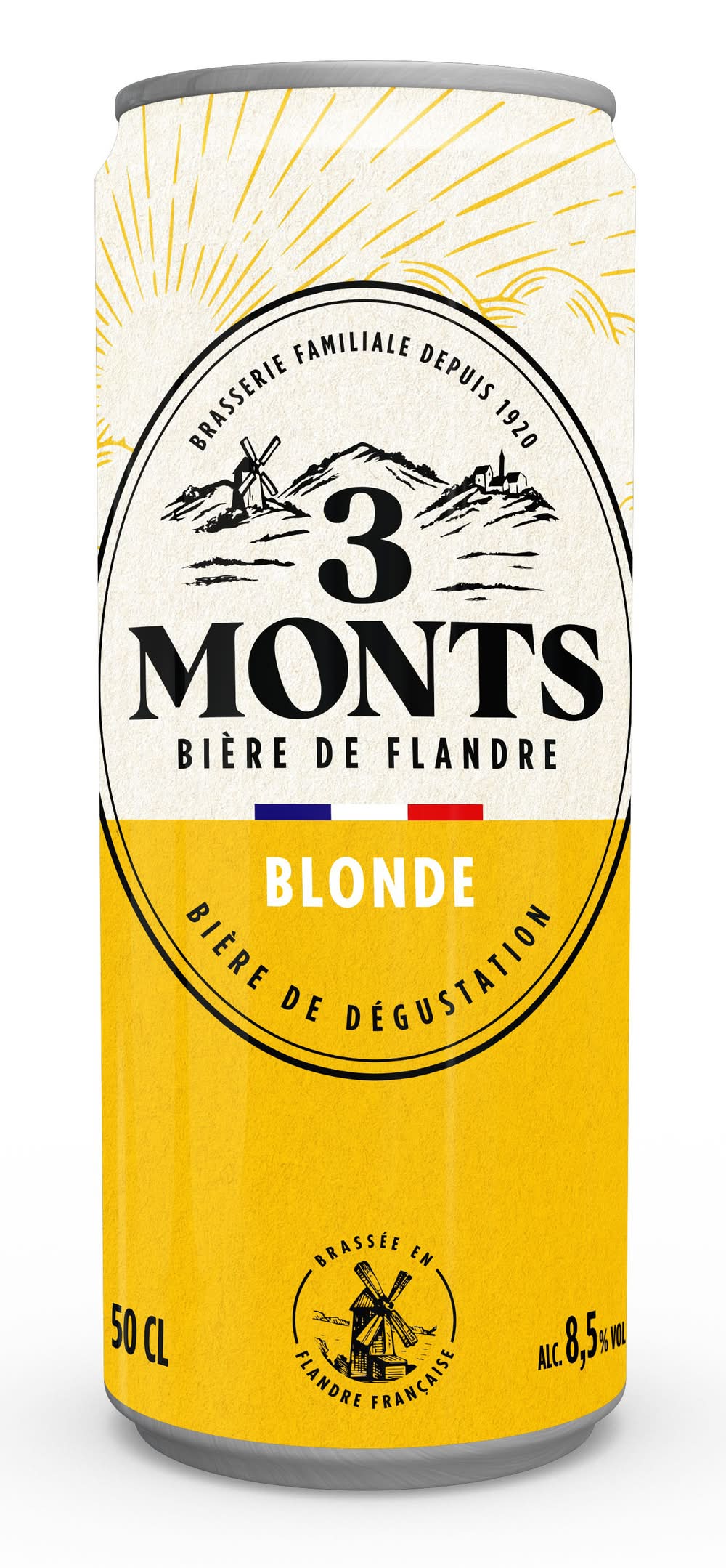 3 Monts - Bière blonde de dégustation de flandre (500ml)