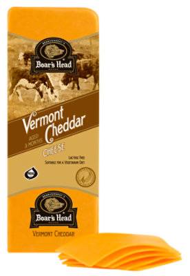 BOARS HEAD VERMONT YELLOW CHEDDAR CHEESE