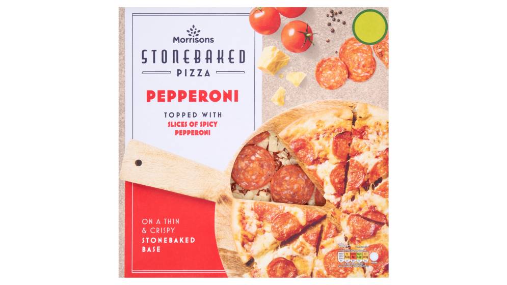 Morrisons Stonebaked Pizza (pepperoni)