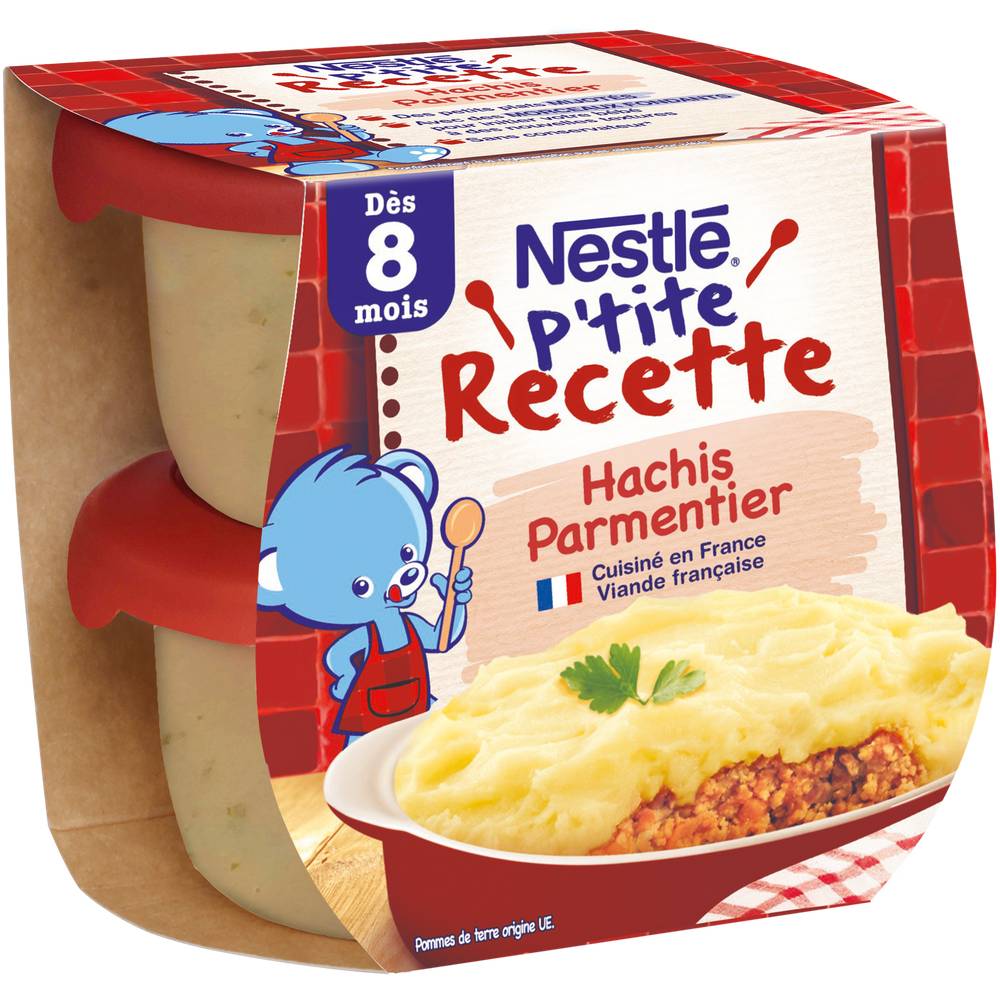 Nestlé - P'tite recette plat bébé hachis parmentier