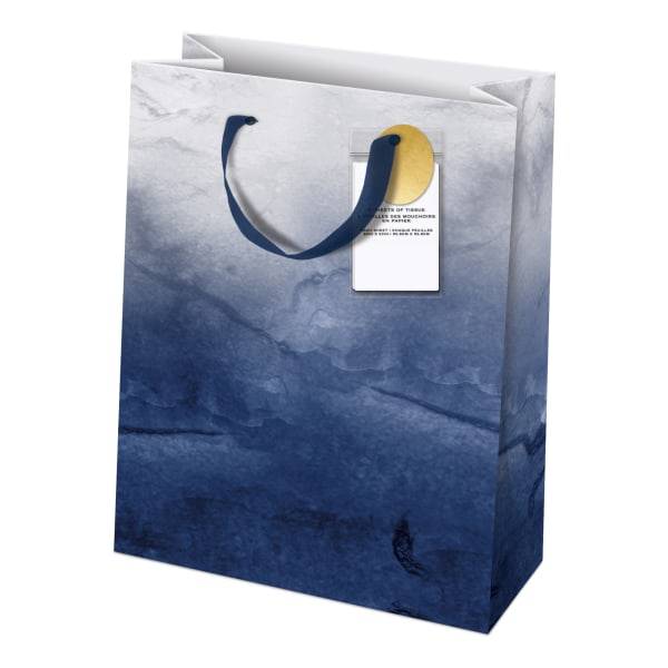 Lady Jayne Gift Bag With Tissue Paper, Medium, Ombre Blue