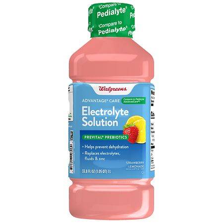 Walgreens Advantage Care Electrolyte Solution with Prevital Prebiotics - 33.8 fl oz