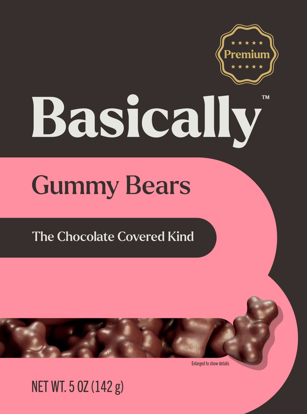 Basically Chocolate Covered Gummy Bears (5 oz)