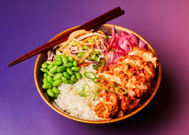 Spicy Sriracha Mayo Rice Bowl