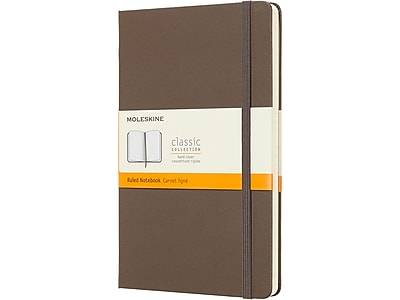 Moleskine Classic Professional Notebooks, 5 x 8.25, Wide Ruled, 120 Sheets, Brown (715352)