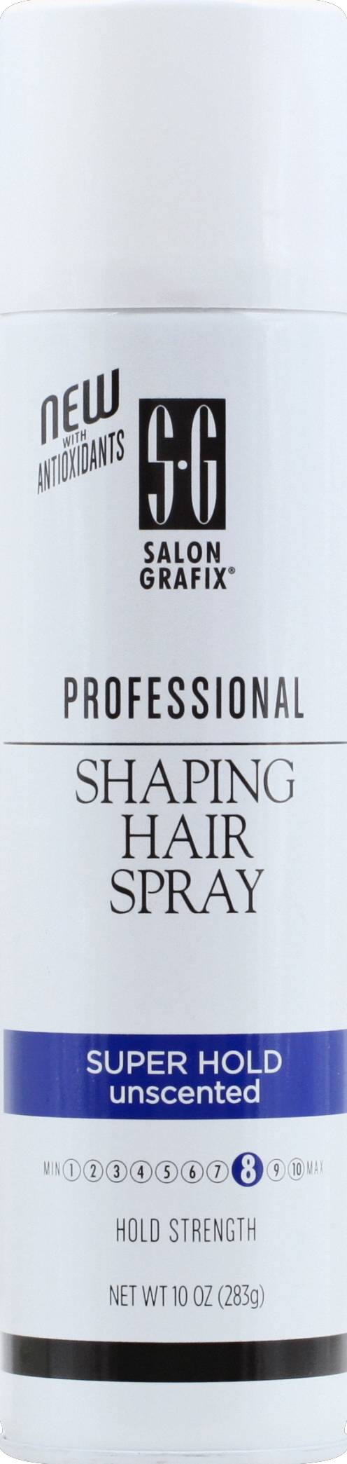 Salon Grafix Super Hold Unscented Shaping Hair Spray
