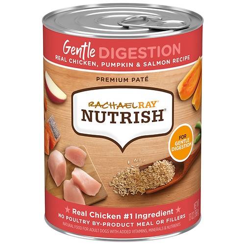 Rachel Ray Nutrish Gentle Digestion Real Chicken, Pumpkin & Salmon Recipe, Wet Dog Food - 13.0 oz