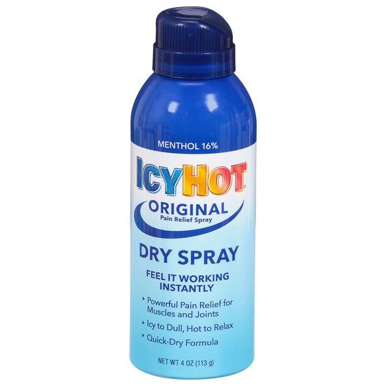 Icyhot Original Pain Relieving Dry Spray (4 oz)