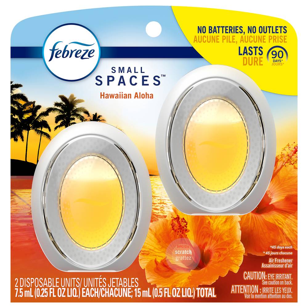 Febreze Small Spaces Hawaiian Aloha Scent Air Fresheners (0.5 fl oz)