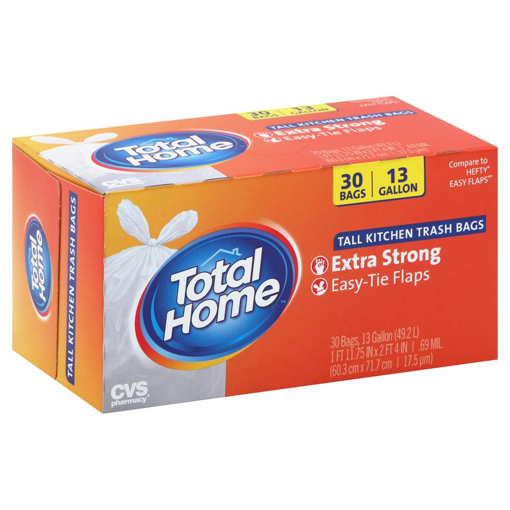 CVS Pharmacy Total Home Tall Kitchen Trash Bags (30 ct)