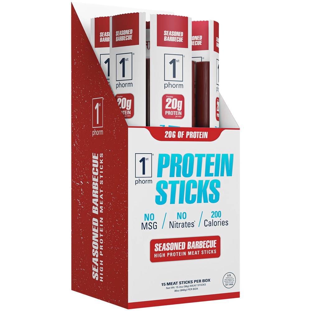 High Protein Meat Stick 20 Gm - Seasoned Barbecue(15 Stick(S))