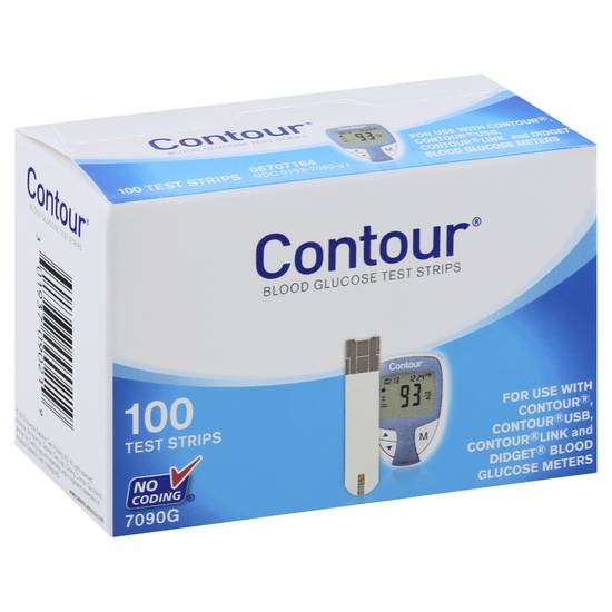 Contour Blood Glucose Test Strips (100 ct)