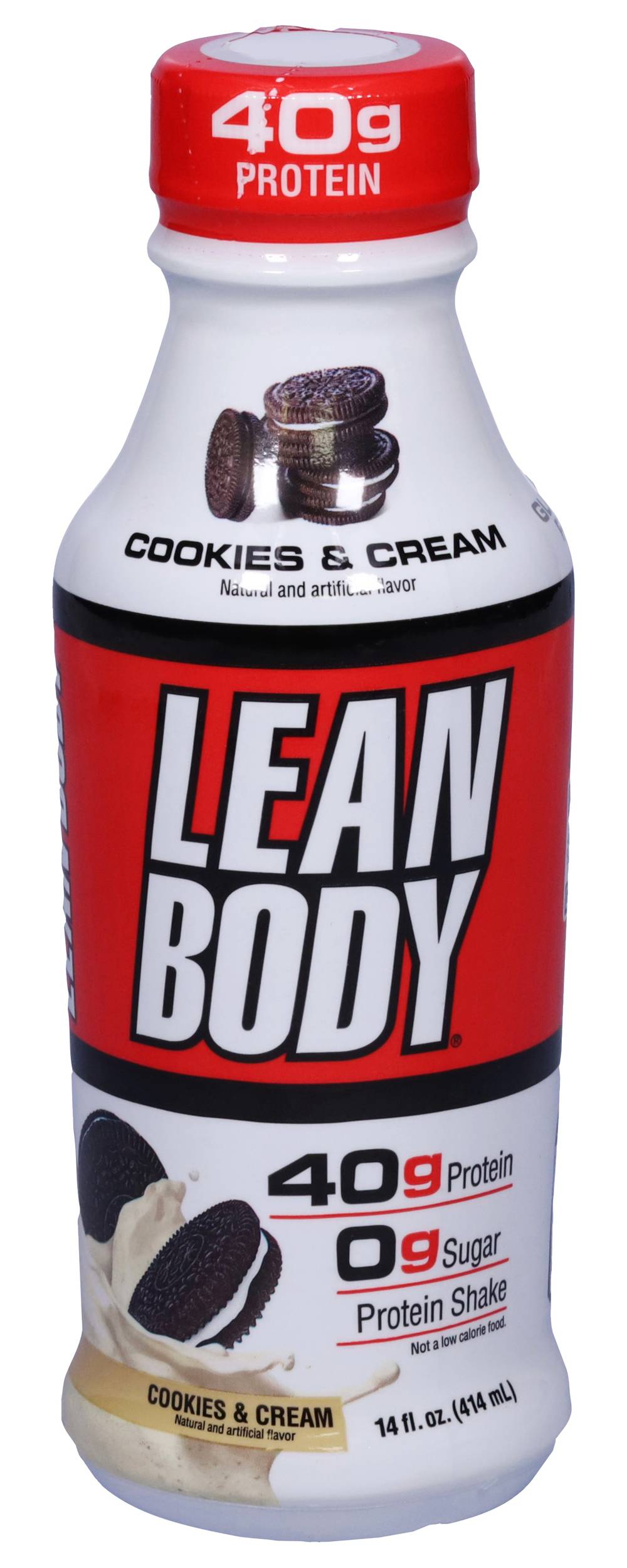 Lean Body Protein Shake, Cookies & Cream (14 fl oz)