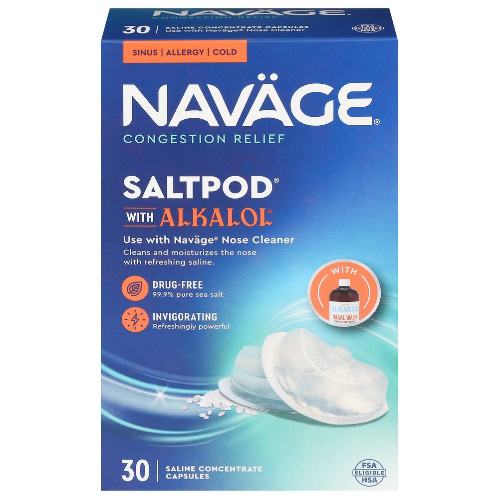 Navage Nasal Care Alkolol Saltpod Capsules