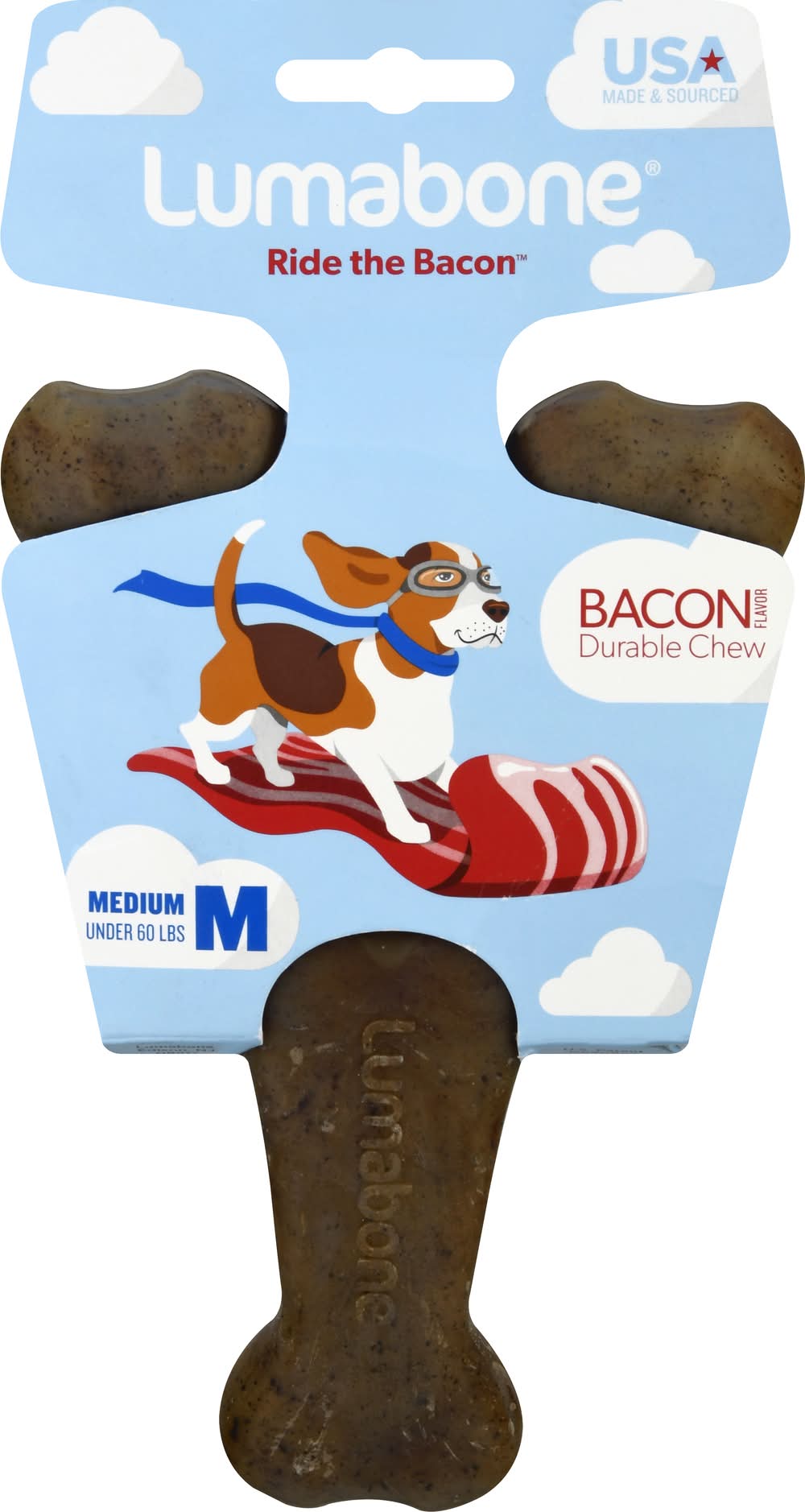 Lumabone Bacon Flavor Durable Chew Toy (5.9 oz)