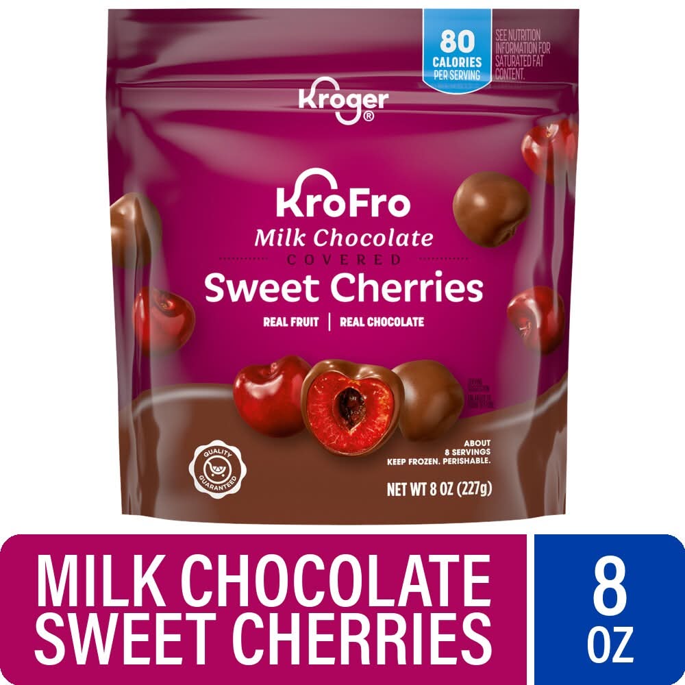 Kroger Krofro Fruit Covered Milk Chocolate, Sweet Cherries (8 oz)