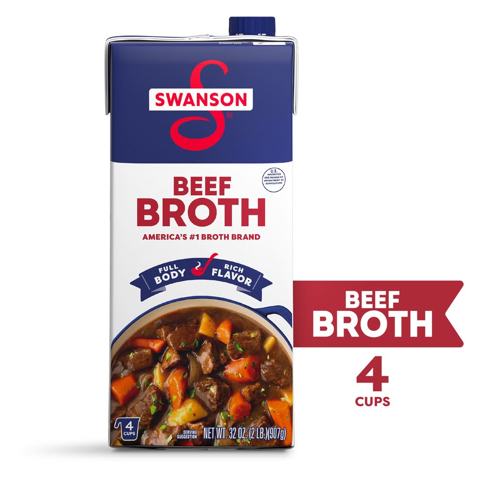 Swanson 100% Natural Broth, Beef (32 oz)