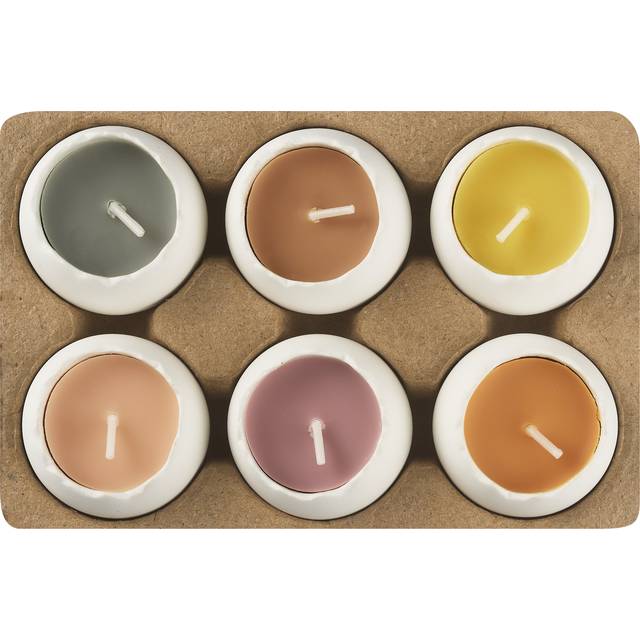 Cottondale Egg Filled Candle, 6 pk