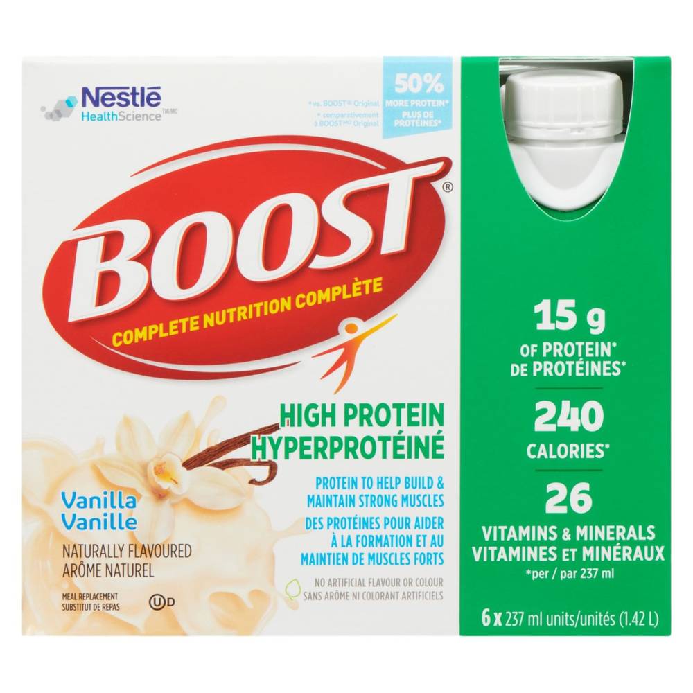 Nestle Boost Vanilla Meal Replacement Beverage (237 ml)