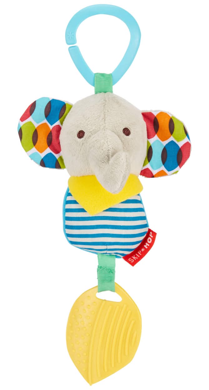 Bandana Buddies Chime & Teethe Toy - Elephant - One Size