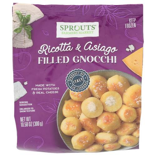 Sprouts Ricotta & Asiago Filled Gnocchi
