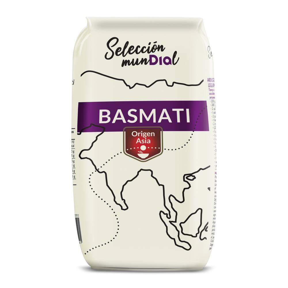 Arroz Basmati Selección Mundial De Dia Paquete 1 Kg