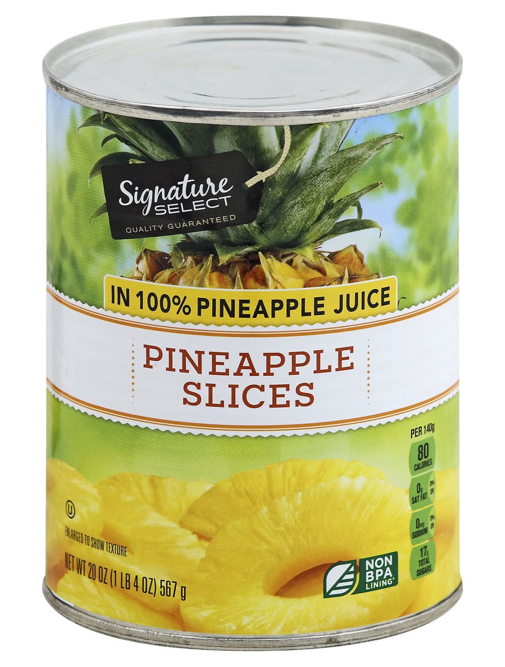 Signature Select Pineapple Slices in 100% Juice (20 oz)