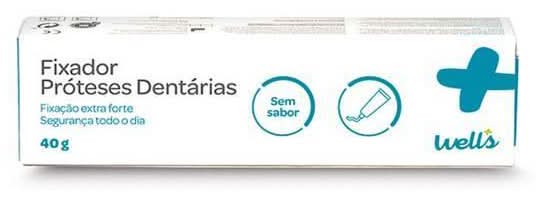 Fixador Próteses Dentárias Well's 1 un