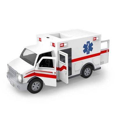 Battat Little Ambulance – Spielzeug-Krankenwagen Für Kinder – Ab 1 Jahr – Robust & Bunt – Für Rollenspiele