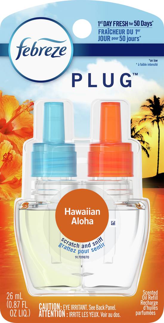 Febreze Plug Hawaiian Aloha Scent Refills (0.9 fl oz)